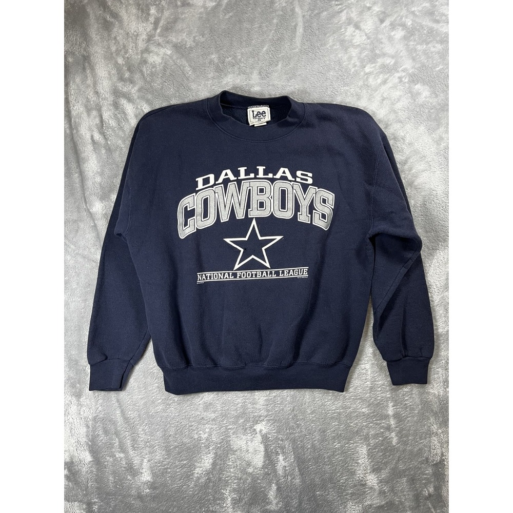 VTG Dallas Cowboys Sweatshirt Crewneck Mens Large NFL Football Lee Sport 90s USA